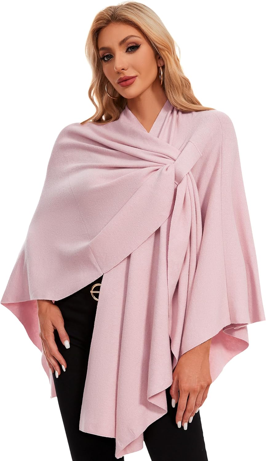 Elegante Cape Voorkant Lipje Poncho's Voor Dames - Shop De Nieuwste